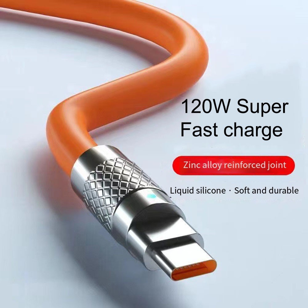 สายซิลิโคนชาร์จเร็ว Type C เป็น USB สําหรับ Xiaomi สําหรับ Huawei ผลิตภัณฑ์อิเล็กทรอนิกส์คุณภาพสูง