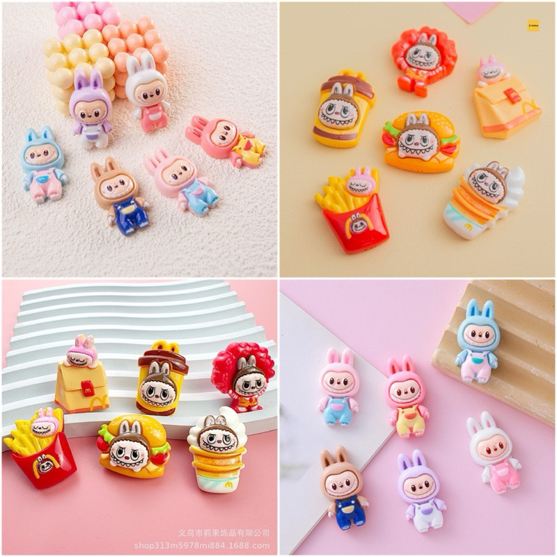 ลาบูบู้ เรซิ่นตกแต่ง อะไหล่ diy เรซิ่นเปล่า สำหรับตกแต่งดีไอวาย น่ารักๆ