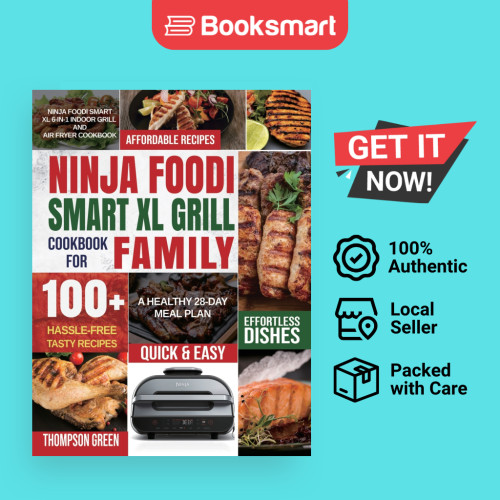 Ninja Foodi Smart XL Grill Cookbook สําหรับครอบครัว - ฮาร์ดแบ็ค - อังกฤษ - 9781954294677