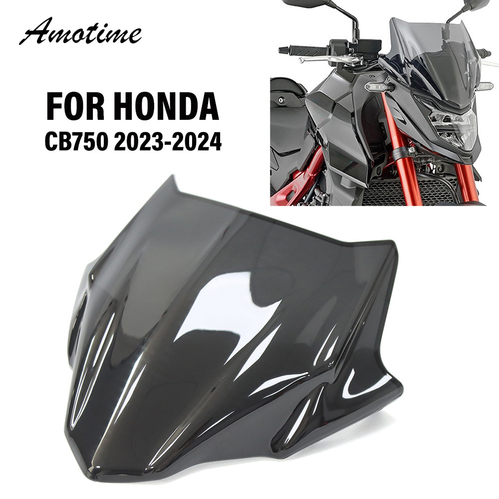Fit สําหรับ HONDA CB750 HORNET CB 750 HORNET 2023 อุปกรณ์เสริมรถจักรยานยนต์กีฬา WindScreen ด้านหน้ากระจก Visor Deflector