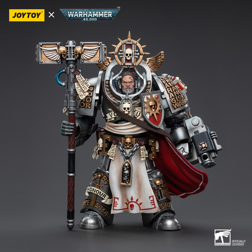 [ในสต็อก] Joytoy Dark Source Warhammer 40K Grey Knight ที่ปรึกษา Waldas 1/18เคลื่อนย้ายได้