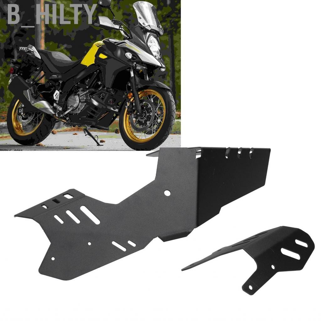 B_HILTY 2PCS ท่อไอเสียท่อป้องกันเครื่องมือการปรับเปลี่ยนรถจักรยานยนต์สำหรับ SUZUKI V-STROM650 2017-2