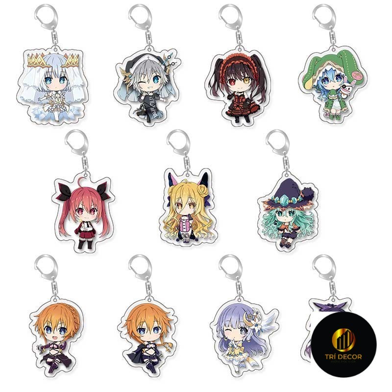 ออกเดทกับพวงกุญแจ Tokisaki Mad Sangokawa Kotori Yatogami Tenka Yoshino Fuaya Alec