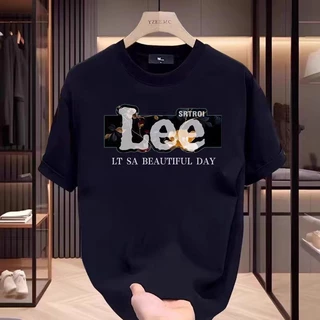 เสื้อยืดแขนสั้น คอกลม ผ้าฝ้ายแท้ พิมพ์ลาย สไตล์เกาหลี อินเทรนด์ ลำลอง สำหรับผู้ชาย ฤดูร้อน 2024 มาใหม่