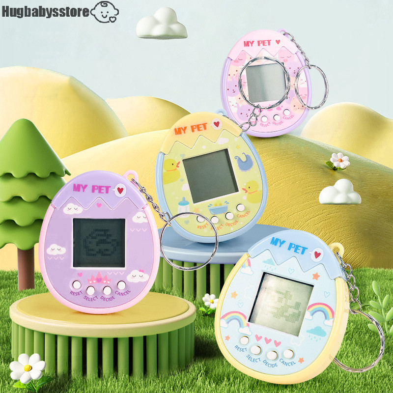 [Hugbabysstore] แฟชั่น Nostalgic Tamagotchi สัตว์เลี้ยงอิเล็กทรอนิกส์ของขวัญการศึกษาตลก Virtual Cyber สัตว์เลี้ยงของเล่นใหม่