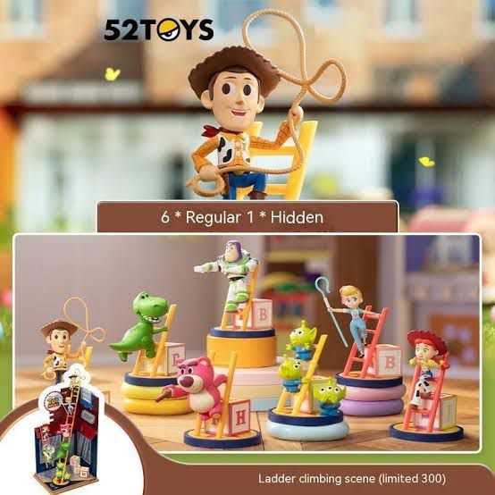 ORIGINAL TOY STORY FIGURE BLIND BOX LADDER SERIES BY 52TOYS