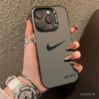 เคสโทรศัพท์มือถือกันกระแทกเรียบง่ายสร้างสรรค์ตัวอักษรสีดำสำหรับ iPhone 16 16pro 16PROMAX 15PROMAX 15 14 13 12 11 PRO MAX XS 8PLUS 13PROMAX 14Pro เปลือก TPU