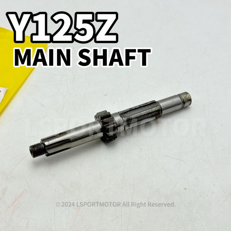 YAMAHA Y125Z MAIN SHAFT-12T (TW) 5BU-17411-00 GEARBOX GEAR BOX SHAFT TRANS INPUT Y125 ZY 125Z