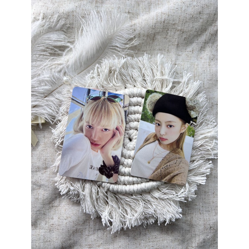 【Official card】BLACKPINK LISA 、JENNIE personal card Brand new card