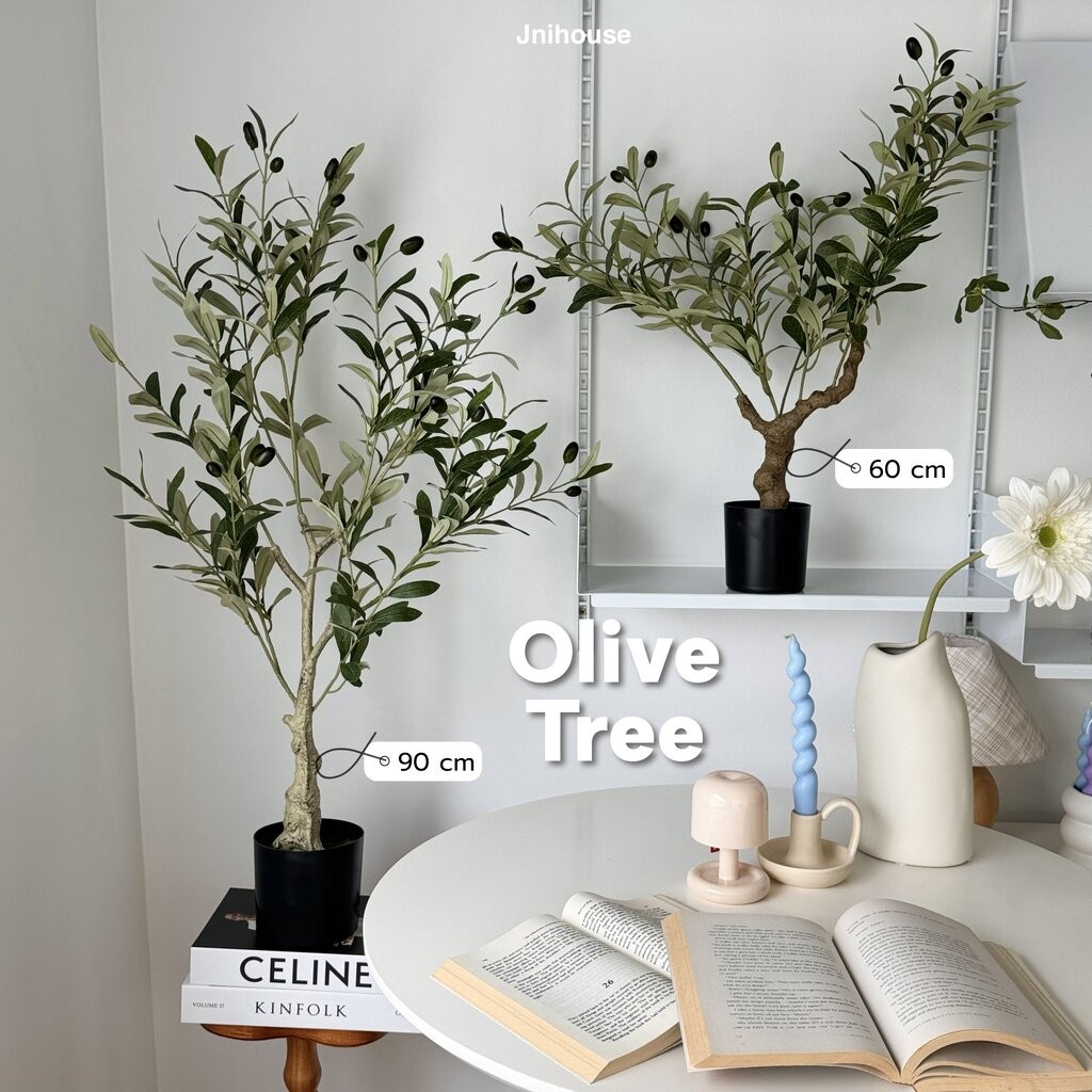 [พร้อมส่ง] Jnihouse : ต้นมะกอกปลอม (Artificial Olive Tree) ต้นไม้ปลอมตกแต่ง