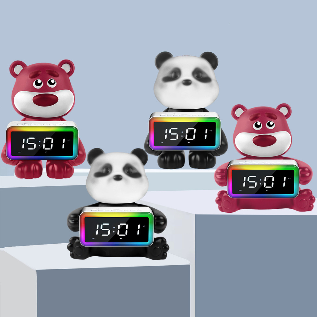 ลําโพงนาฬิกาปลุก ลําโพงบลูทูธไร้สาย ลำโพงแบบพกพา ลําโพงบลูทูธ RGB ลําโพงมัลติฟังก์ชั่น เสียงดี เบสหนัก