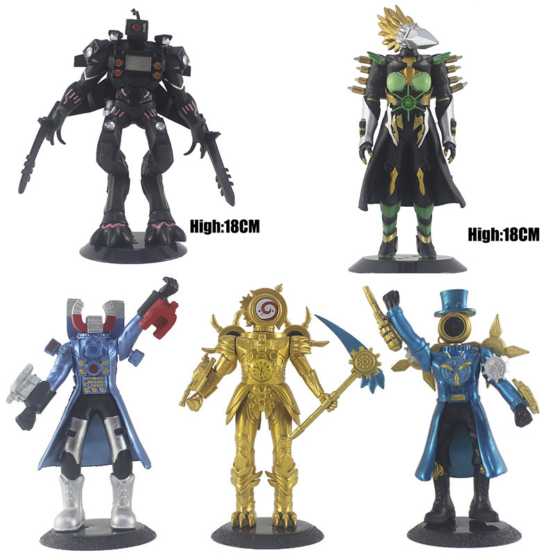 Action Figure Skibidi ห้องน้ํา 2024 ของเล่น Clockman Doctor Titan เจาะ Man Speakerman Titans Cameraman Speakerman ดินสอผู้หญิงเด็กของขวัญ
