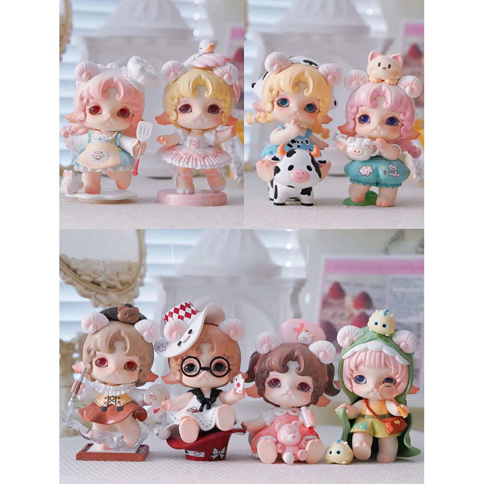 Mimia Rice Roll Big Dreamer Series Blind Box Trendy Play ตุ๊กตาน่ารักตุ๊กตาสาวเครื่องประดับของแท้