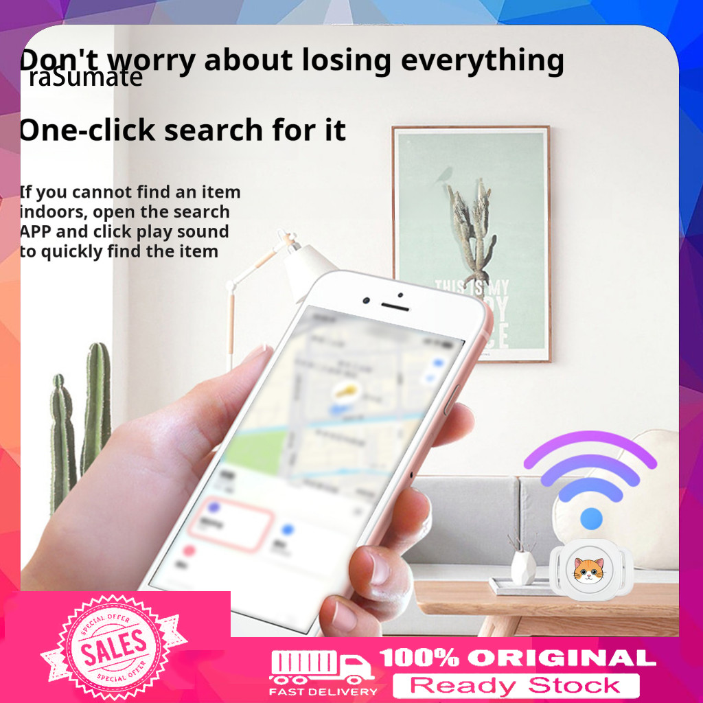 <rasumate> รายการ Locator สัตว์เลี้ยง Gps Tracker สมาร์ท GPS Tracker สําหรับ Iphone Real-time Global