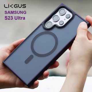 Magnetic Matte For Samsung Galaxy S21 S22 A07 S23 S24 S25 Fe/Plus/ S24Ultra S23Ultra S22Ultra S25edge เคสมีแม่เหล็ก 006
