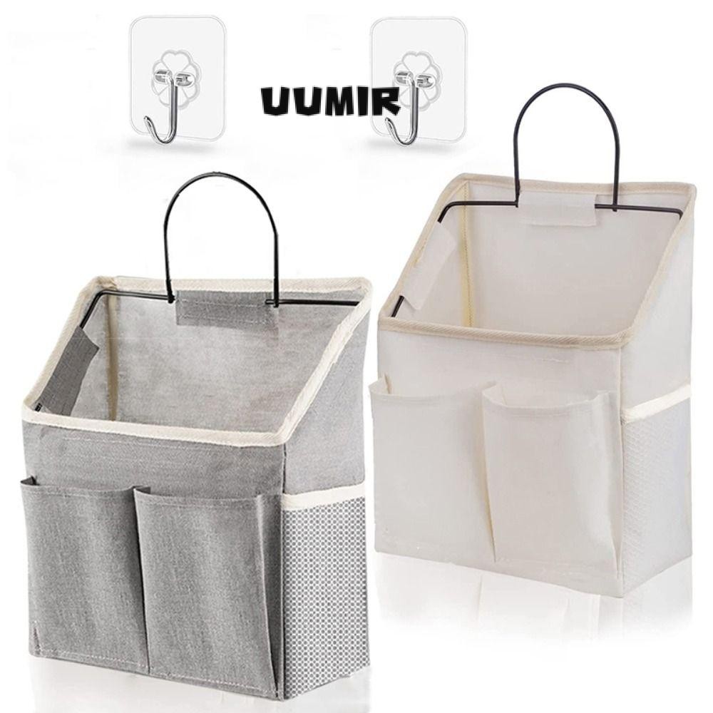 Uumir กระเป๋าแขวนเก็บหลายช่อง กันน้ํา สําหรับของใช้กระจุกกระจิก Home