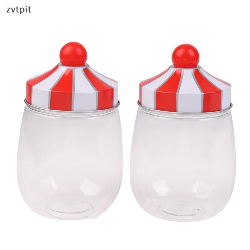 Zvtpit คริสต์มาสโปร่งใส Jar ของขวัญ Jar W/Lid สําหรับ Storing Nuts Candy บิสกิตของขวัญบรรจุใหม่ปี Xmas ตกแต่ง TH