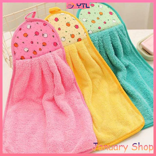 #CC61 Cleaning towel ผ้าเช็ดมือ เช็ดจาน เช็ดโต๊ะ แบบแขวนซับน้ำ ผ้านาโน