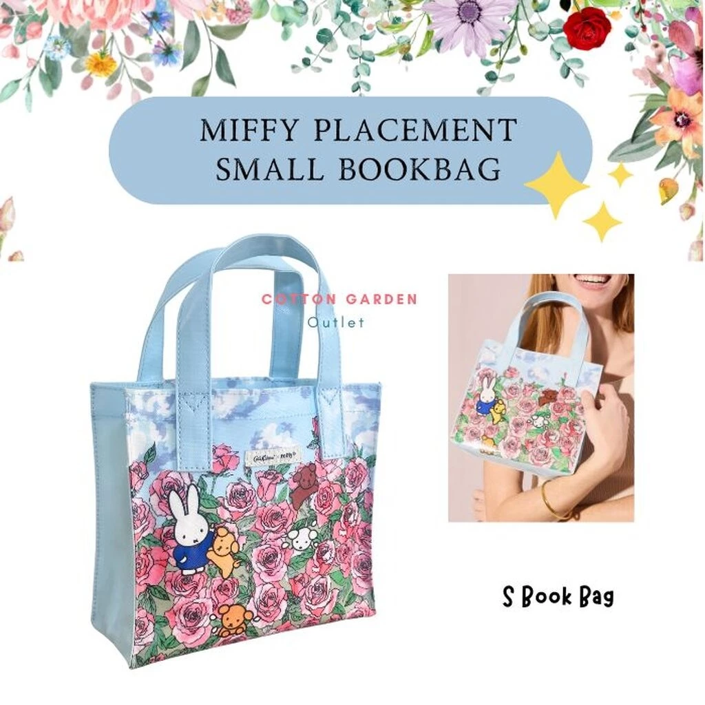 Limited Edition !🇬🇧 S Bookbag Oilcloth Mini Open Top Handle Bag