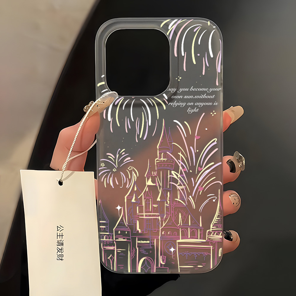เคสใส for iPhone 14 11 12 13 15 16 Pro Max 14 15 Plus เคสกันกระแทก ลายการ์ตูน อัลตร้าธินแมตต์ เคสโทรศัพท์มือถือแบบนุ่ม