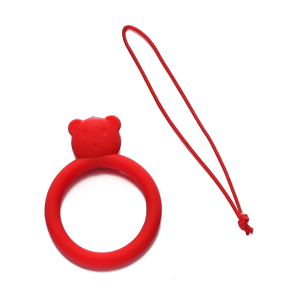 St. kunkka 2 ชิ้น ซิลิโคนโทรศัพท์มือถือเชือกเส้นเล็กสีทึบการ์ตูน Anti-Lost สายคล้องโทรศัพท์มือถือสายรัดข้อมือพวงกุญแจ U Disk Key สายกล้อง - รูปที่ 7