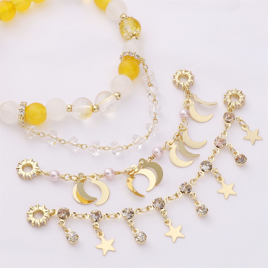 สร้อยข้อมือความปลอดภัยโซ่พู่จี้ความปลอดภัยโซ่ Gold-Plated Silver-Plated อุปกรณ์เสริม DIY Handmade 1 ชิ้น