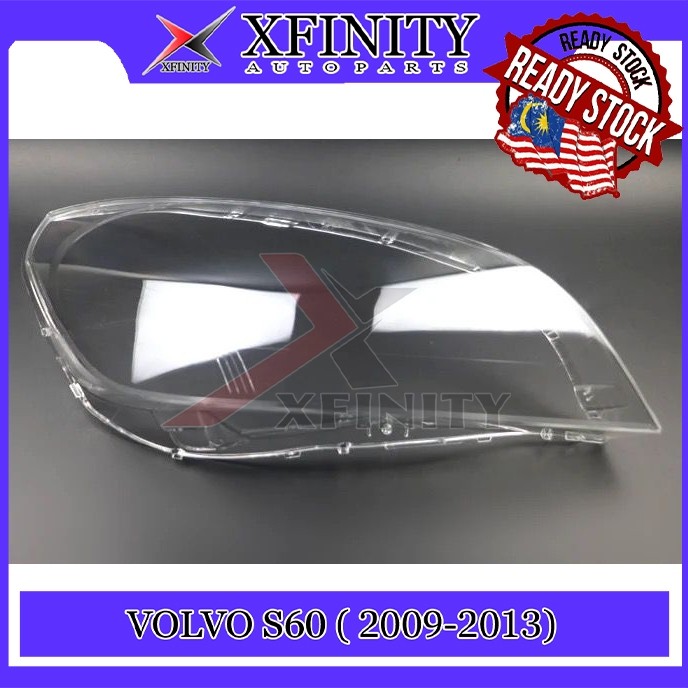 Volvo S60 09 10 11 12 13 14 ฝาครอบหัว / ฝาครอบไฟหน้า / เลนส์ HEADLAMP / เลนส์ไฟหน้า