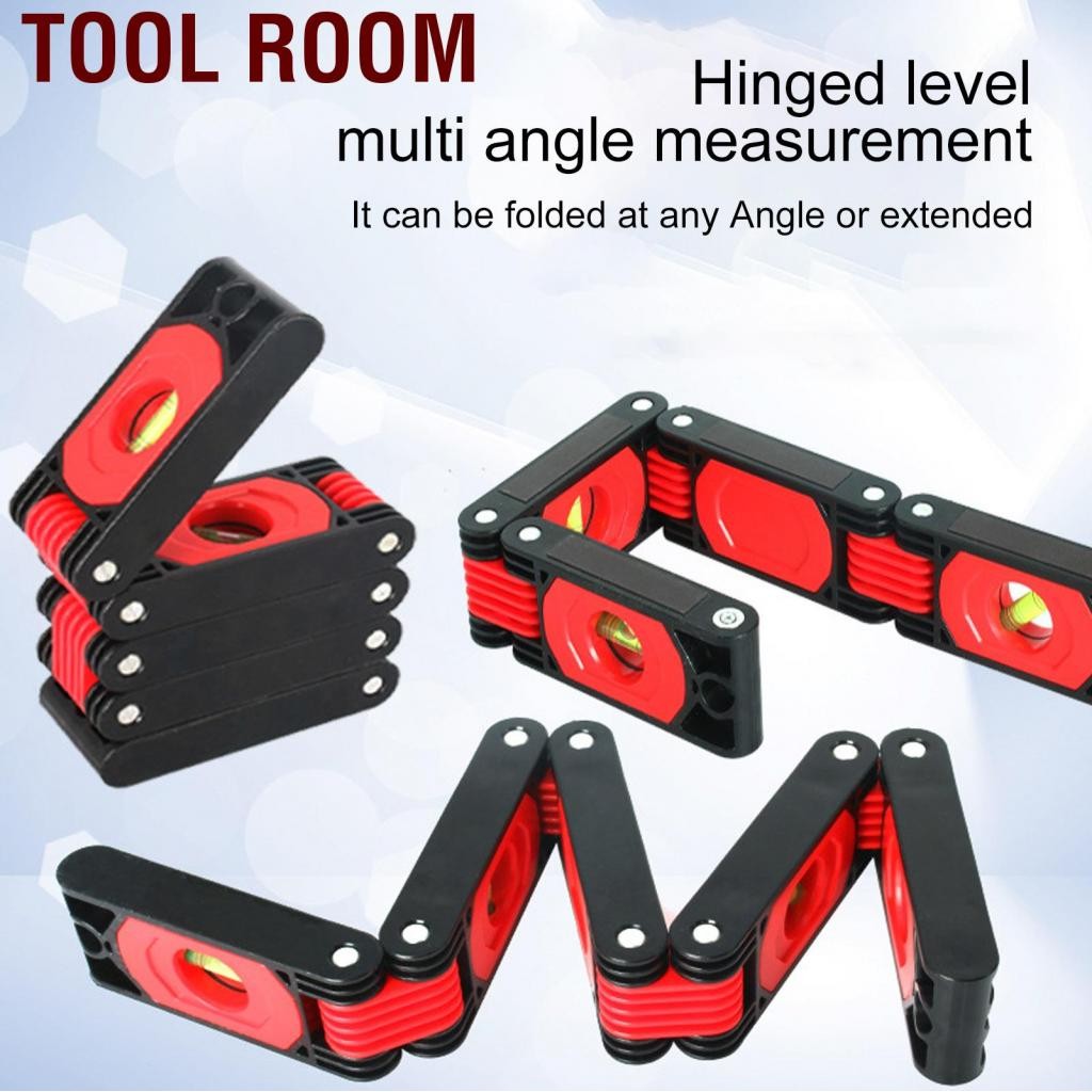Tool Room พับได้ 72 ซม. หลายมุม 6 ส่วนแม่เหล็กพับเครื่องมือวัด