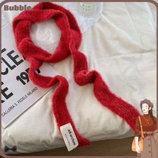 ฟอง ย2เค ผ้าพันคอสาว,สีทึบนุ่มยาวแถบผ้าพันคอ,สไตล์เกาหลีตุ๊ก…