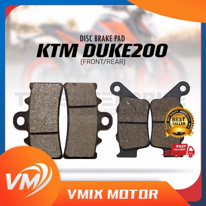ผ้าเบรค DISC KTM DUKE 200 / 250 / 390 (หน้า/หลัง) DUKE200 DUKE250 DUKE390