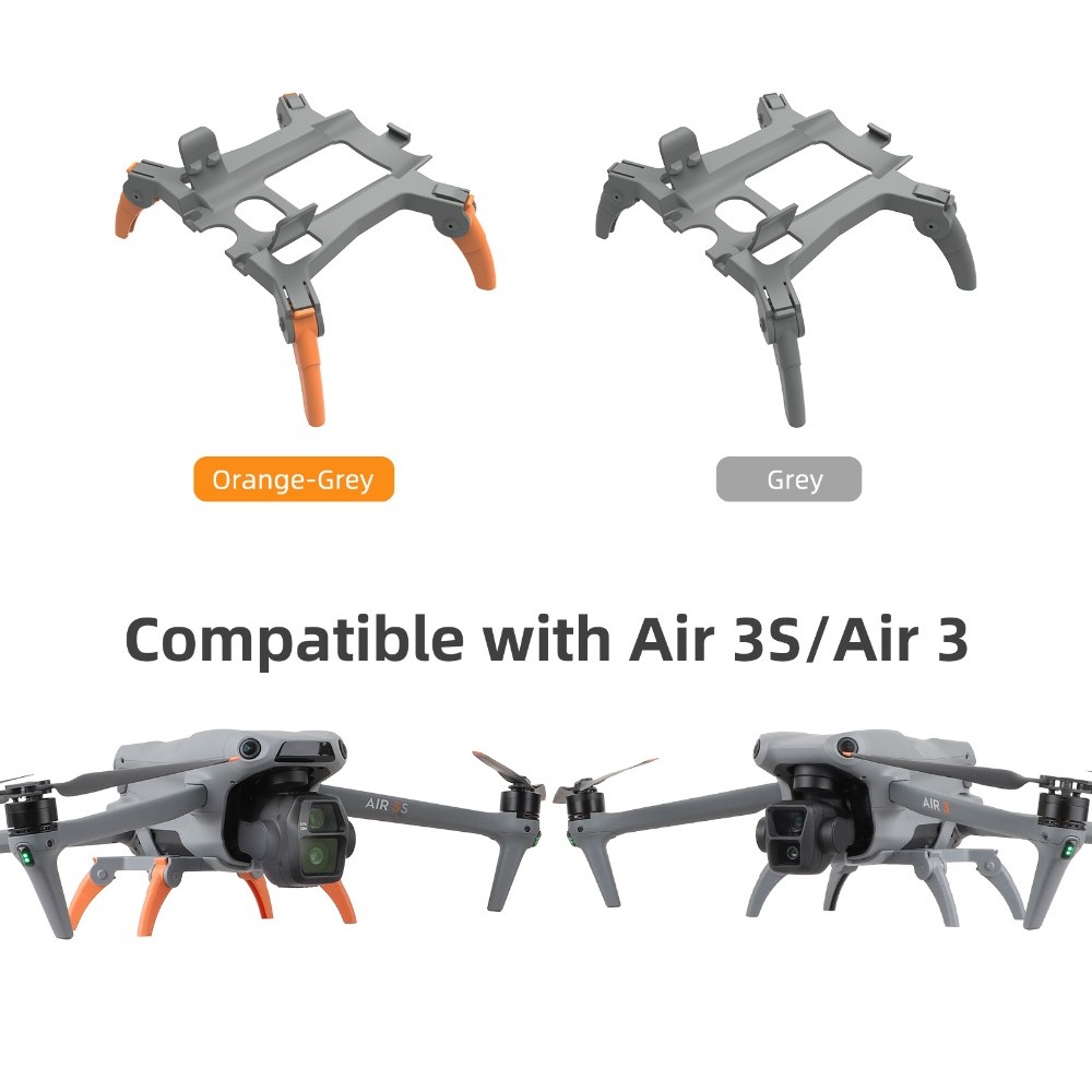 เข้ากันได้กับอุปกรณ์เสริม DJI Air 3S/Air3 Booster แบบพับได้ Air 3 Spider Integrated Landing Protection Stand