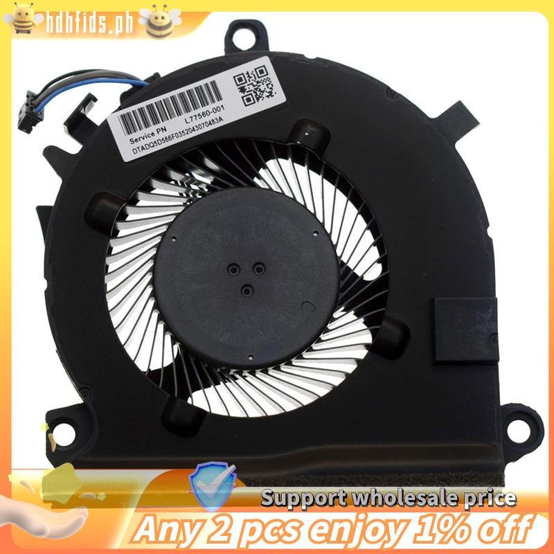 -พัดลมระบายความร้อน CPU แล็ปท็อป DFS2000055K0T DC5V 0.5A 4PIN สําหรับ HP Pavilion Gaming 15-EC L7756