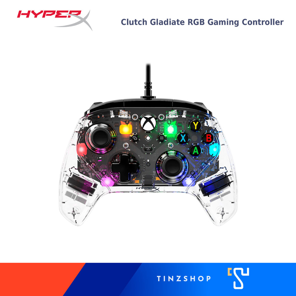 HyperX Clutch Gladiate RGB Gaming Controller (HPX-7D6H2AA) คอนโทรลเลอร์ สำหรับเอ็กซ์บ็อกซ์