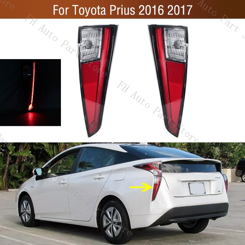 ไฟท้ายไฟท้ายสําหรับ Toyota Prius 2016 2017 รถด้านหลังกันชนไฟท้ายเบรคที่จอดรถหยุดย้อนกลับโคมไฟ 815814