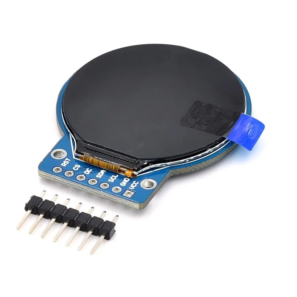 โมดูล TFT 1.28 นิ้วจอแสดงผล LCD รอบ RGB 240x240 โมดูล IPS GC9A01