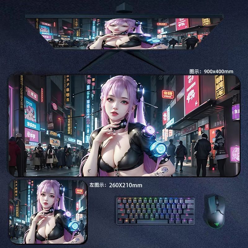 [70 * 30 ซม.] แผ่นรองเมาส์ขนาดใหญ่สําหรับเล่นเกมอะนิเมะแผ่นรองคีย์บอร์ดเกมนักเรียนสํานักงานหนังสือหอพักแผ่นรองโต๊ะ เด็กผู้ชาย แผ่นรองคอมพิว