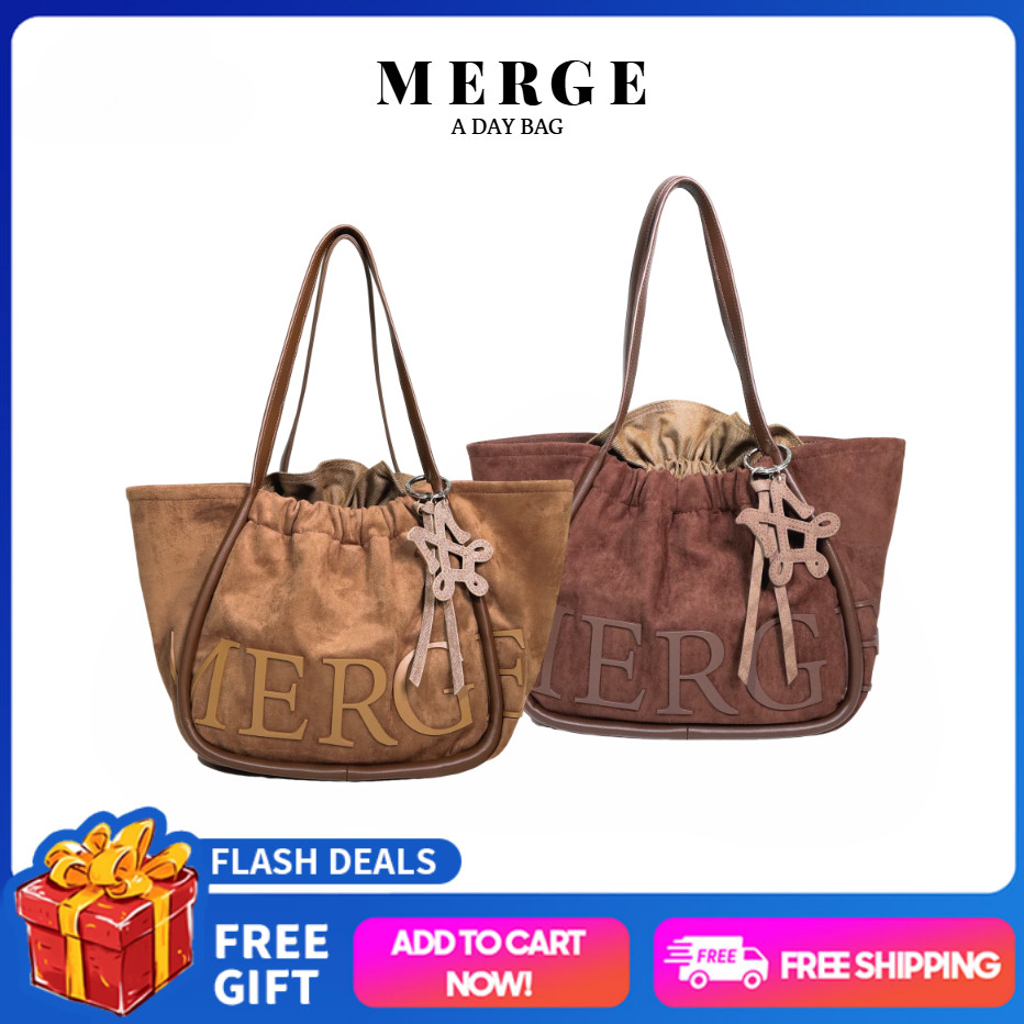 【สินค้าพร้อมส่ง】100%แท้ MERGE A DAY/Merge กระเป๋า official กระเป๋าถือ สะพายข้าง