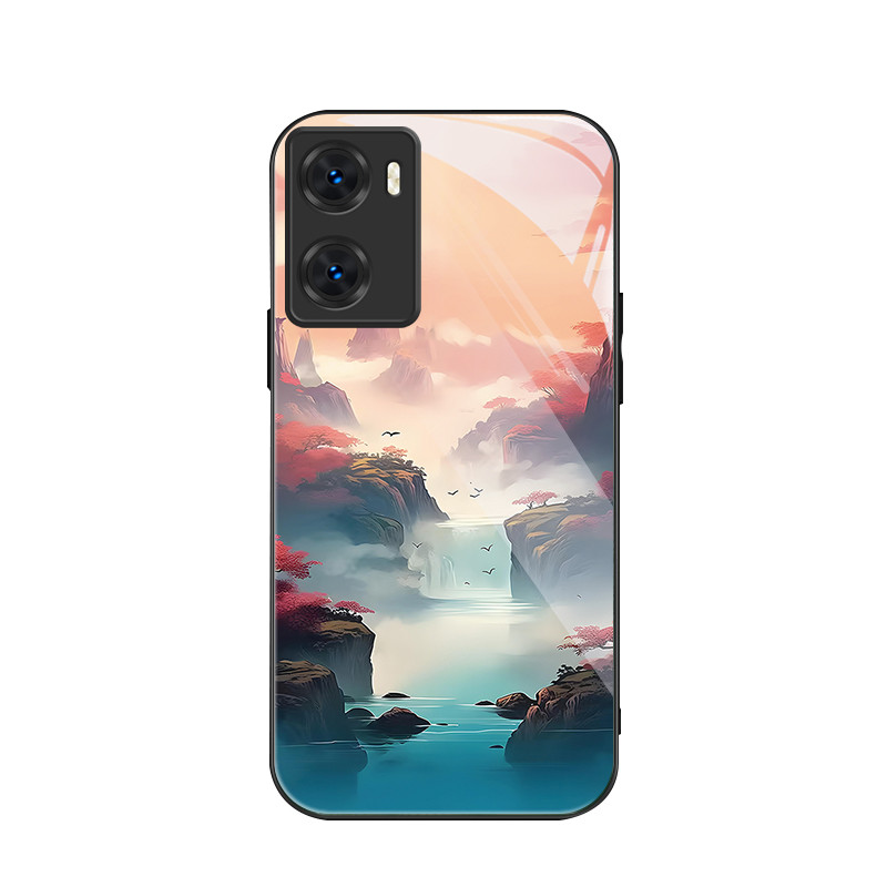 สําหรับOppo A57 4G/Oppo A77 4G/Oppo A57S/Oppo A57e , Mountain Range Stream,บุคลิกภาพอินเทรนด์,เคสป้อ