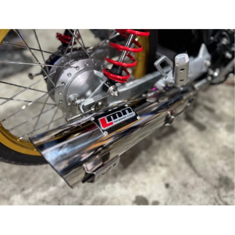 LMN-ท่อผ่า wave125  2วาว , 4วาว ( 57, 59/5, 66/5, 67/5,)