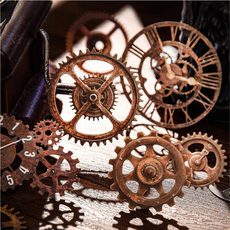 QOUZMO 10 ชิ้น/แพ็ค vintage เรือสําเภาบันทึก collage Hollow สติกเกอร์[ลืม Series]diy สมุดภาพไดอารี่สติกเกอร์ตกแต่ง carft เครื่องเขียนวางแผน