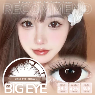 【⚡ ฿75 ซื้อ 1 แถม 3 ฟรี】คอนแทคเลนส์สี Uyaai *1 + น้ำยาคอนแทคเลนส์ *1 + ที่คีบ *1 + กล่องใส่คอนแทคเลนส์ *1 ชุดสุดคุ้มสำหร