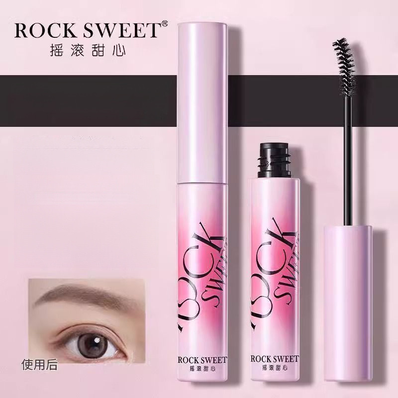 ROCK SWEET หิน หวานกํามะหยี่หมอกสีรักษาคิ้วครีมติดทนนานป่าคิ้วสีกาแฟรักษาไม่รอยเปื้อนย้อมสีสามเณรง่า