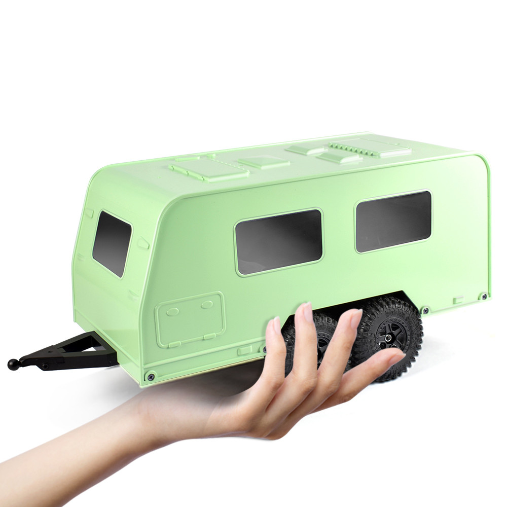 จําลอง RV Trailer สันทนาการรุ่นรถสําหรับ 1/16 1/18 RC รูปที่ 2