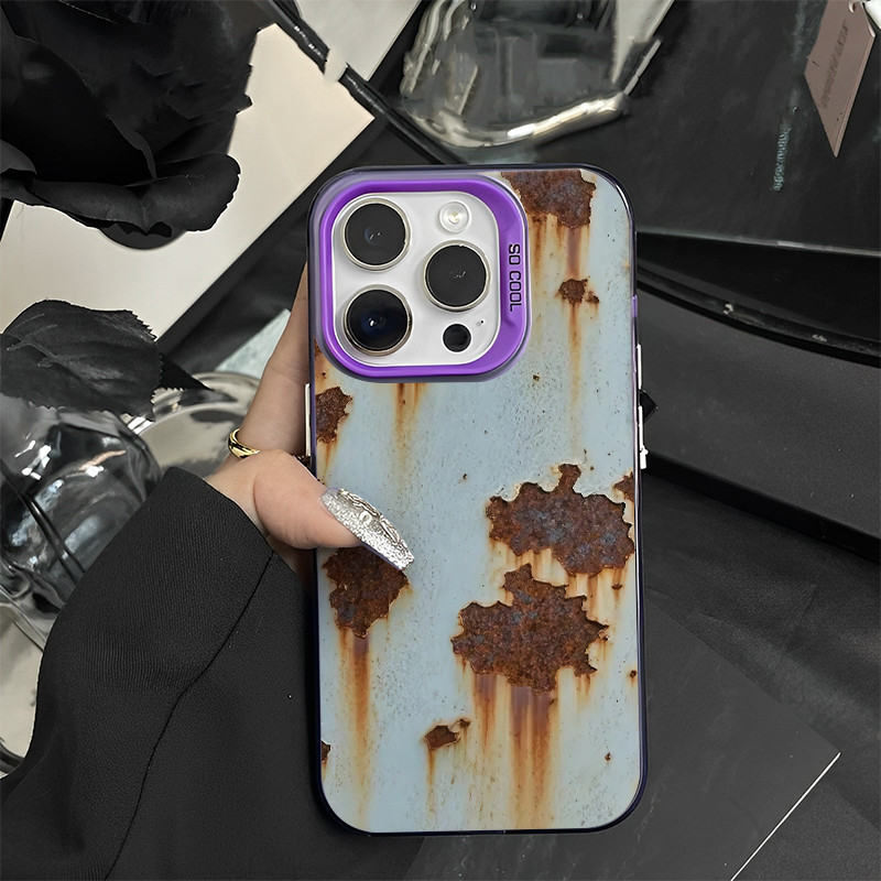 เคส iPhone 13 11 For ไอโฟน 12 14 15 16 Pro MAX 14 15 16 Plus X XR XSMAX 7Plus CASE แกล้งคน สนิม เคสโทรศัพท์แฟชั่นสุดหรู - รูปที่ 6