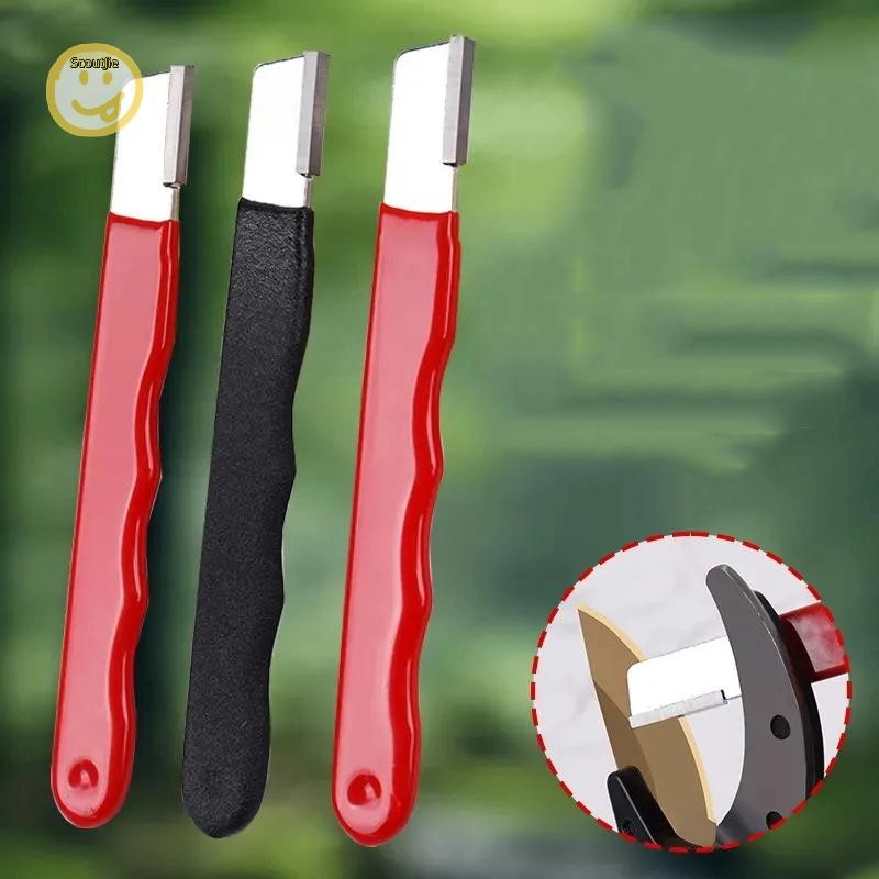 ScoutJie 1 PC Garden เครื่องมือ Sharpener Hard Alloy Steel Sharpener มือถือ Quick Pocket Sharpener สวนเครื่องมือ Pruners TH