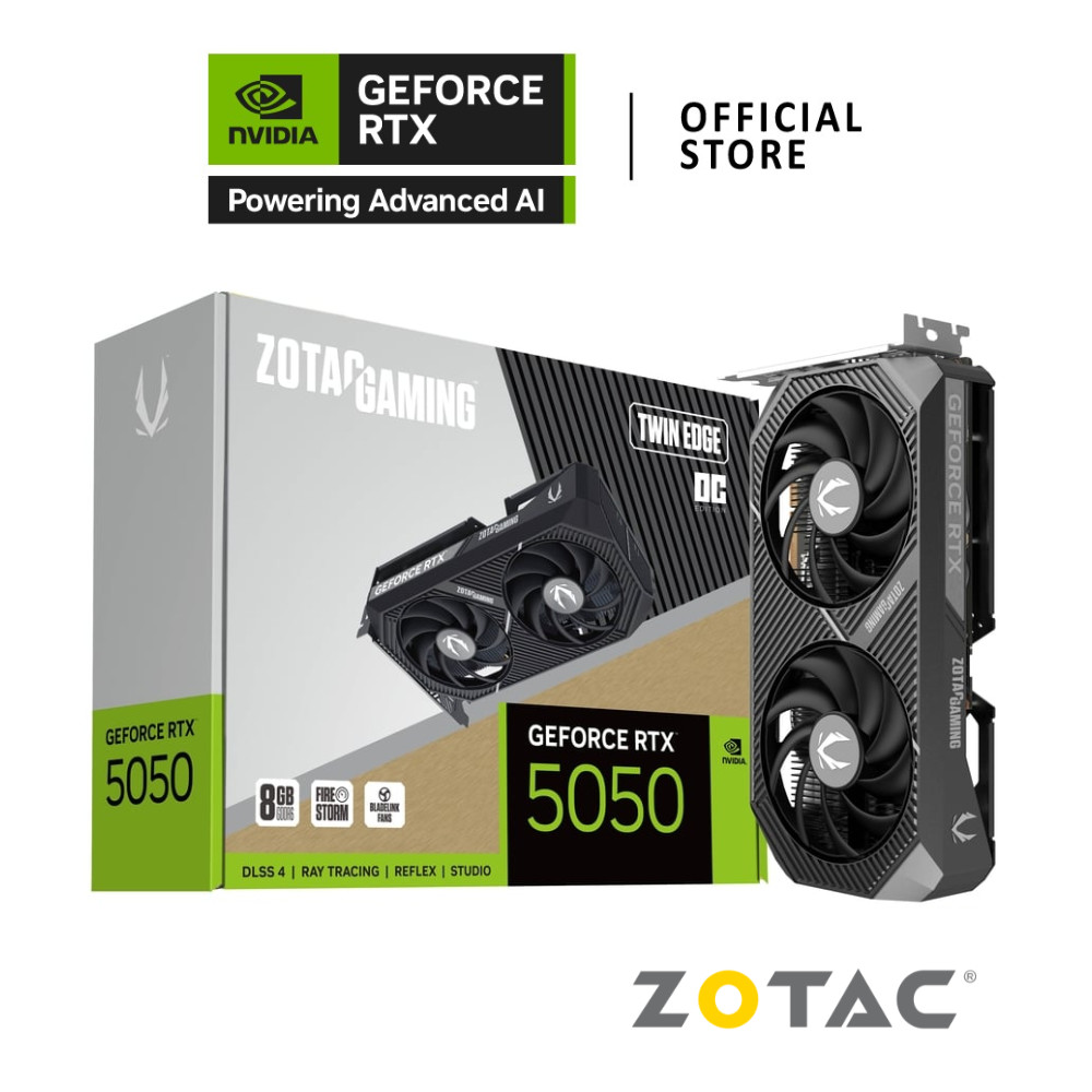ZOTAC GAMING GeForce RTX 5050 Twin Edge OC VGA Card การ์ดจอ