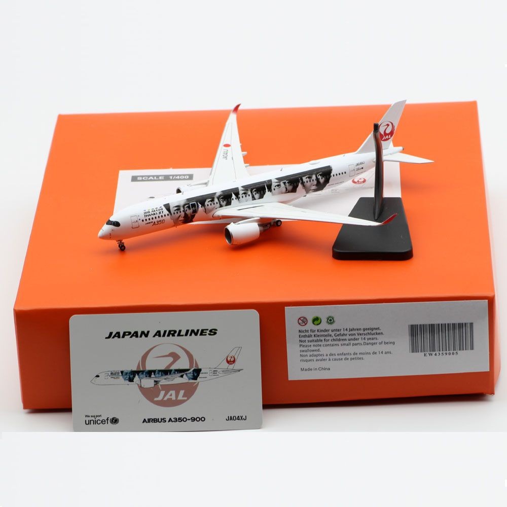 คอลเลกชันสําหรับผู้ใหญ่1: 400โลหะผสมเครื่องบินรุ่นเอ่อ4359005 สายการบินญี่ปุ่น A350-900 JA04XJ