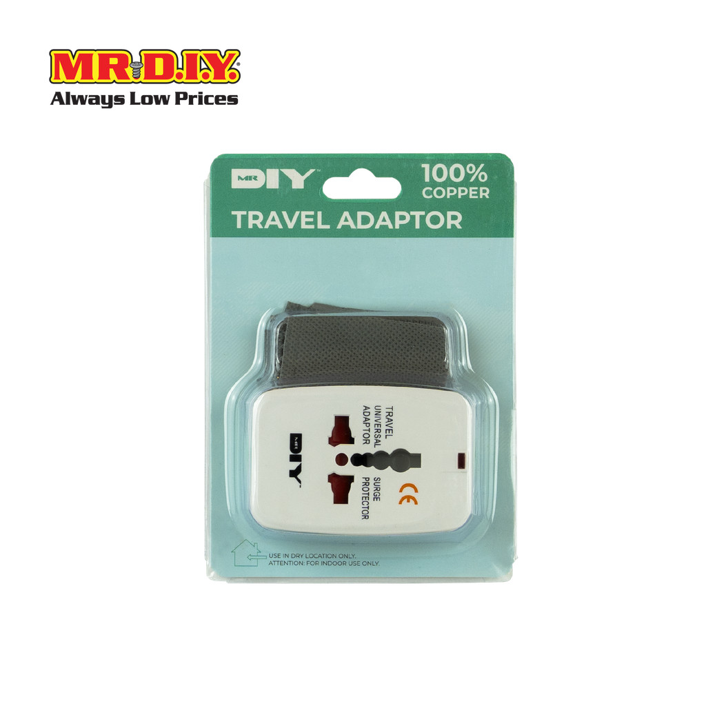MR.D.I.Y หัวแปลงปลั๊กอเนกประสงค์ Travel Universal Adaptor พร้อมถุงผ้า