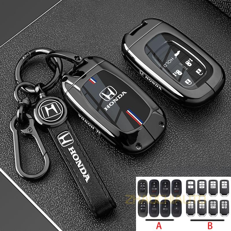 รถ Remote Key สําหรับ Honda City HRV Accord CRV Civic WR-V Jazz BRV XRV FIT, สังกะสีอัลลอยด์ป้องกันเต็มรูปแบบปลอกอุปกรณ์เสริม