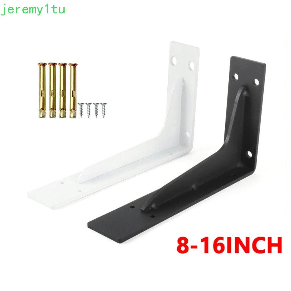 JEREMY ขายึดชั้นวางลอย, ขายึดชั้นวางขาตั้งกล้อง 6-18IN สําหรับงานหนัก, ชั้นวางรองรับ L รูป Thicken ฉ